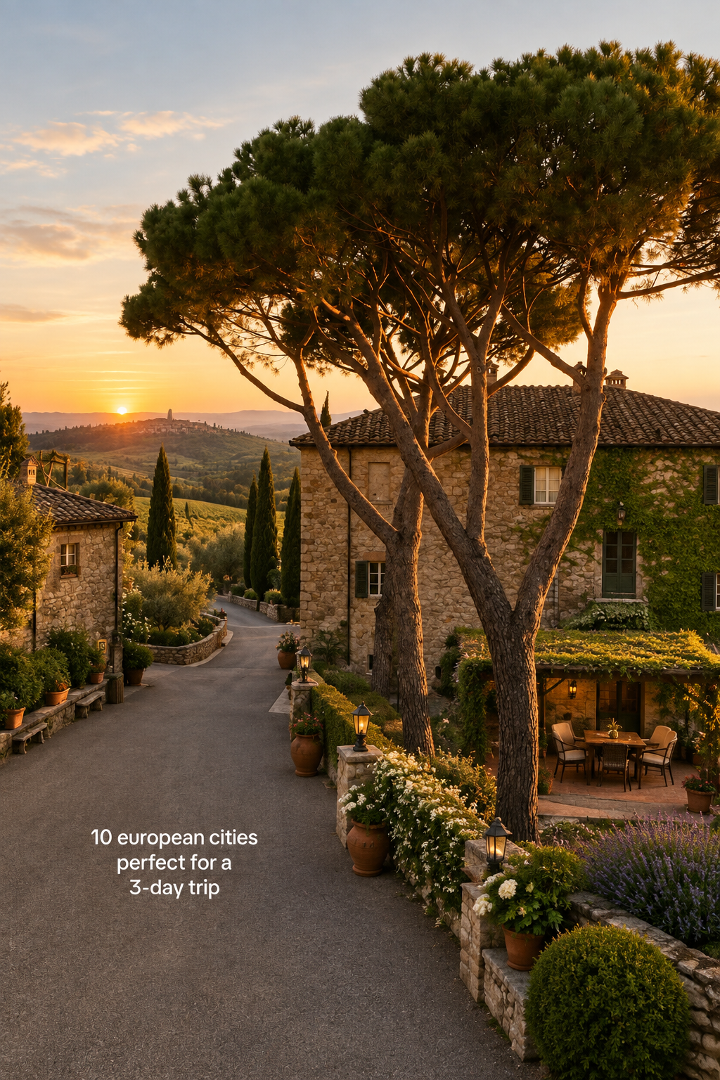 European three-day trip ideas cover