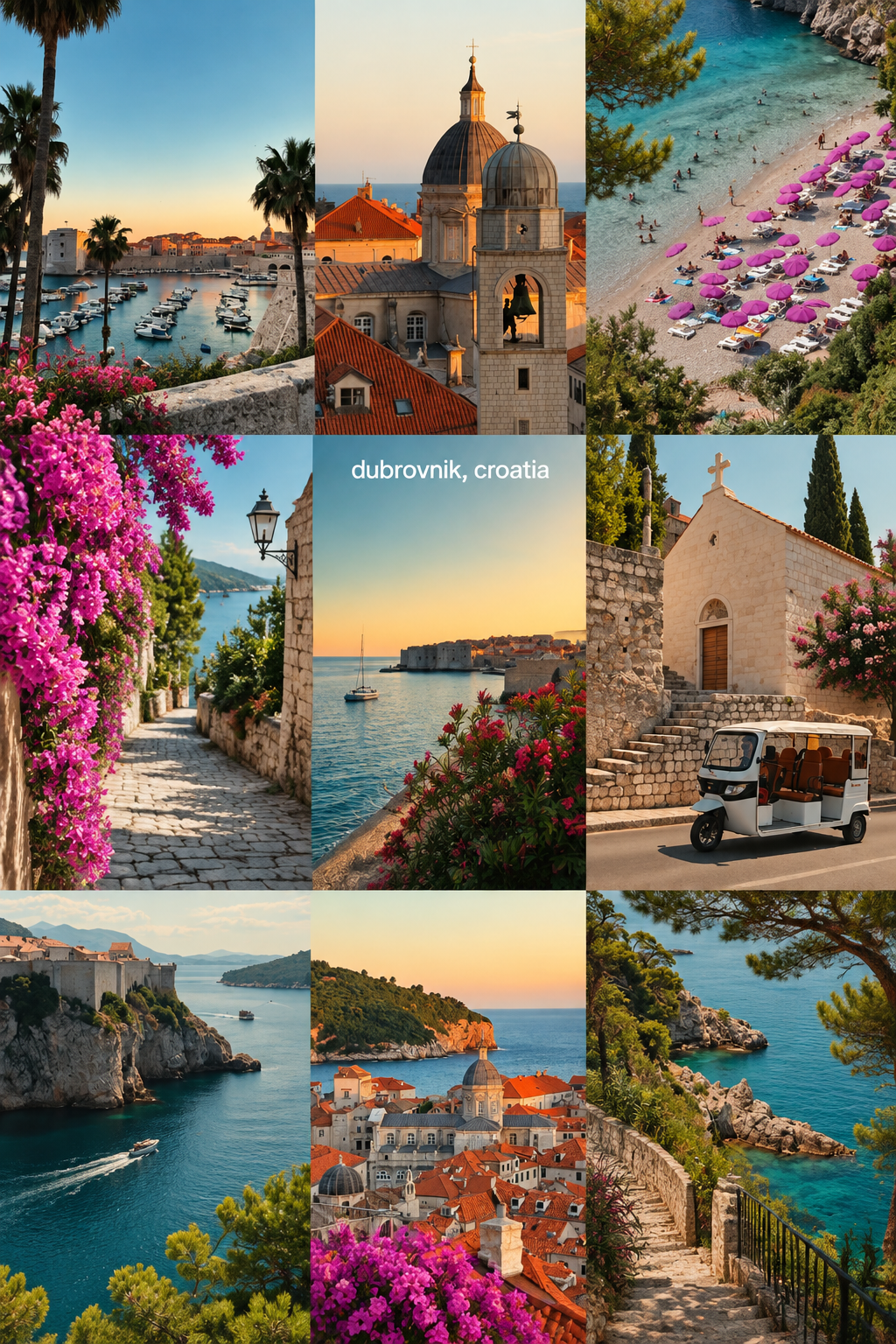 Dubrovnik collage